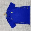 26-27 Chelsea Home Jersey | Bright Blue with Midwest Gold Lion Nike Soccer Shirt